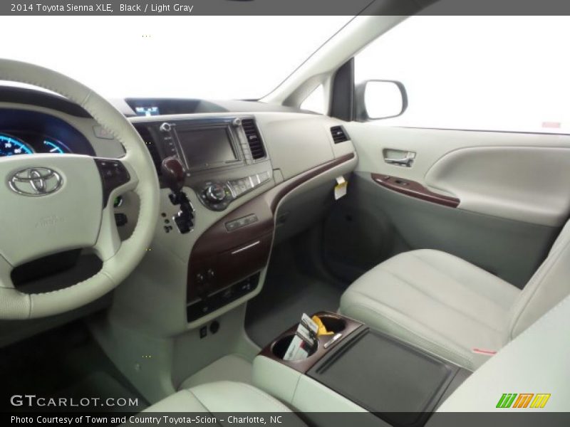 Black / Light Gray 2014 Toyota Sienna XLE