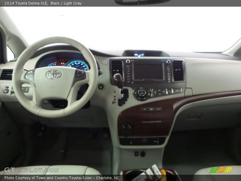 Black / Light Gray 2014 Toyota Sienna XLE