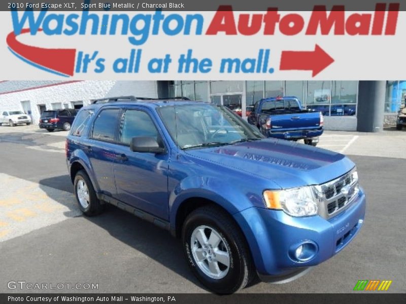 Sport Blue Metallic / Charcoal Black 2010 Ford Escape XLT