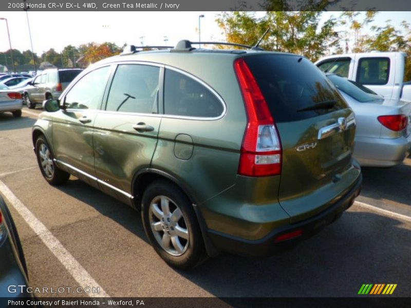 Green Tea Metallic / Ivory 2008 Honda CR-V EX-L 4WD