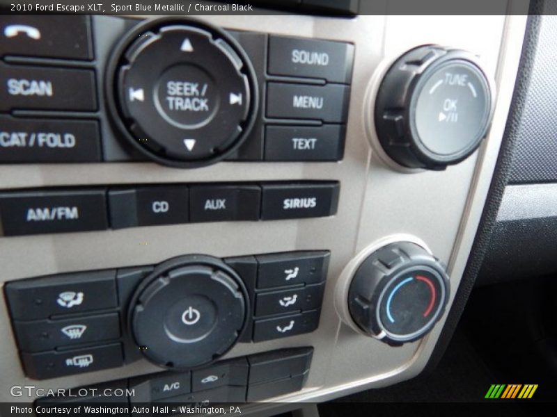 Sport Blue Metallic / Charcoal Black 2010 Ford Escape XLT