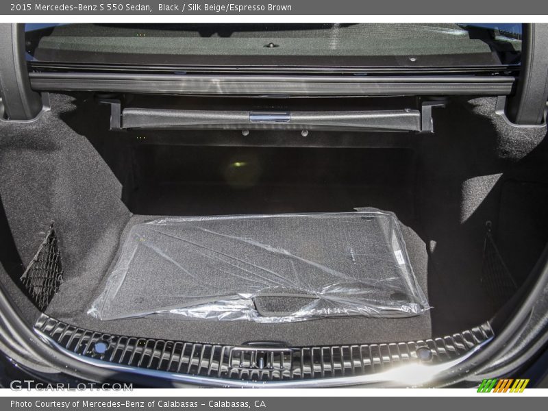 Black / Silk Beige/Espresso Brown 2015 Mercedes-Benz S 550 Sedan
