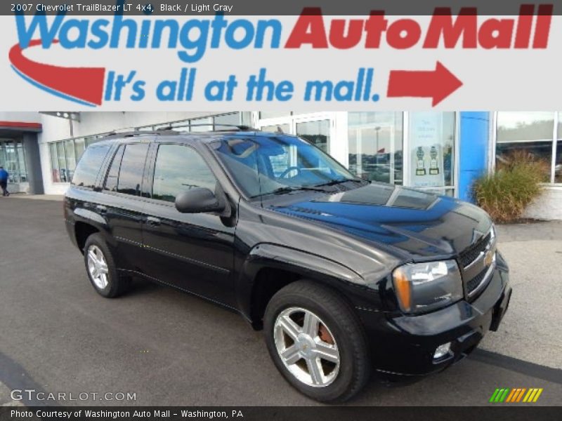 Black / Light Gray 2007 Chevrolet TrailBlazer LT 4x4