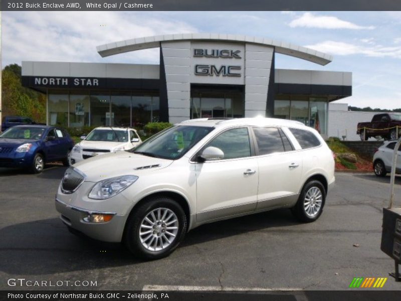 White Opal / Cashmere 2012 Buick Enclave AWD