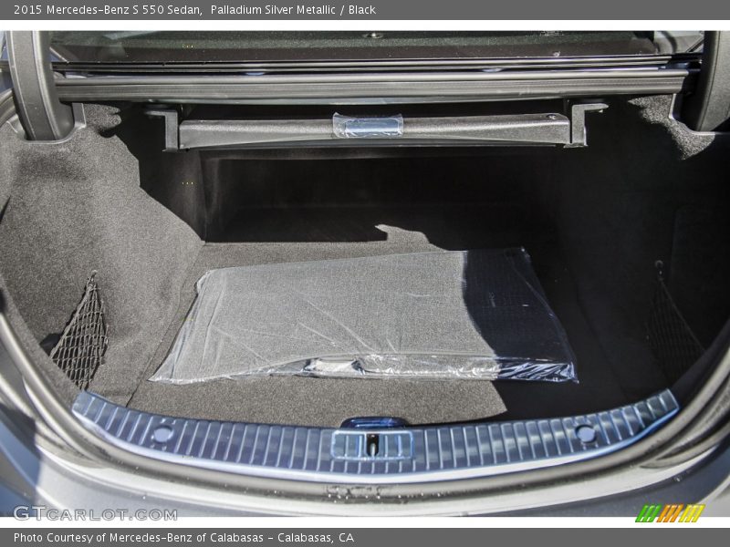 Palladium Silver Metallic / Black 2015 Mercedes-Benz S 550 Sedan