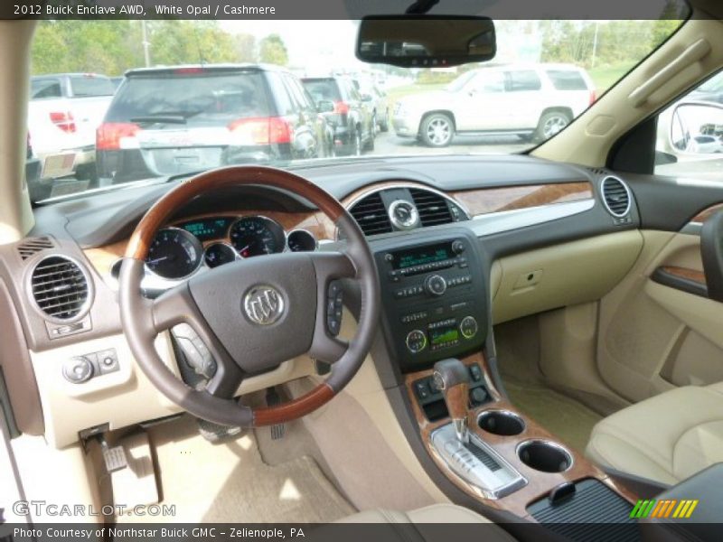 White Opal / Cashmere 2012 Buick Enclave AWD
