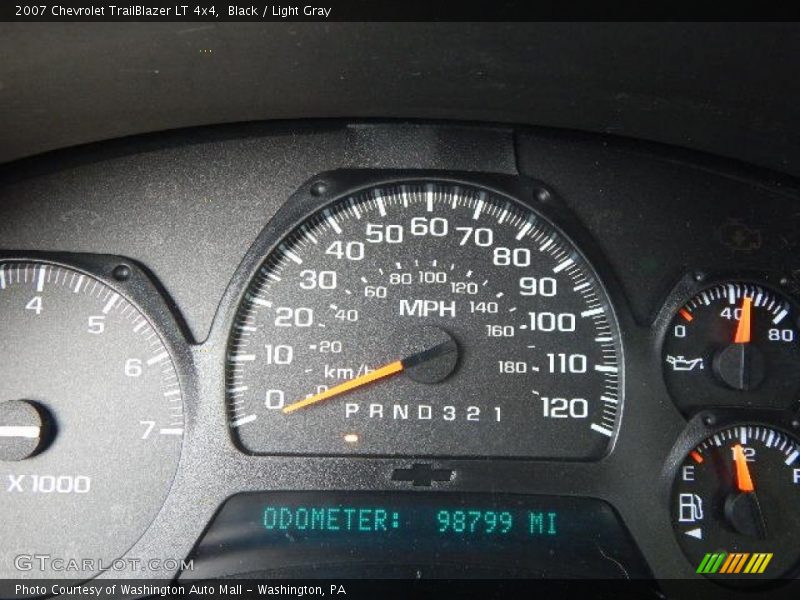Black / Light Gray 2007 Chevrolet TrailBlazer LT 4x4