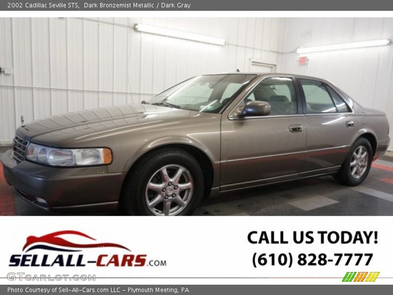 Dark Bronzemist Metallic / Dark Gray 2002 Cadillac Seville STS