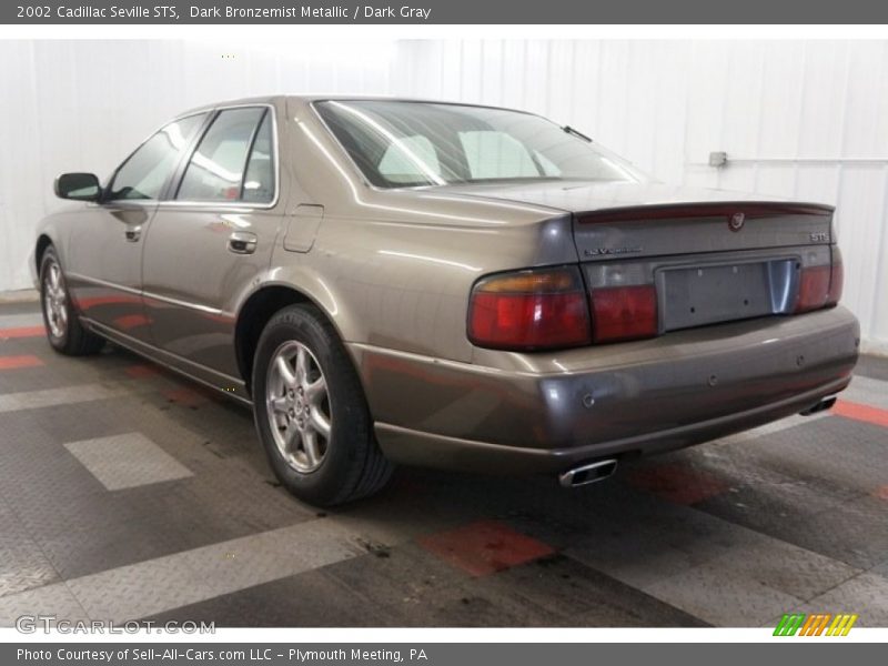 Dark Bronzemist Metallic / Dark Gray 2002 Cadillac Seville STS