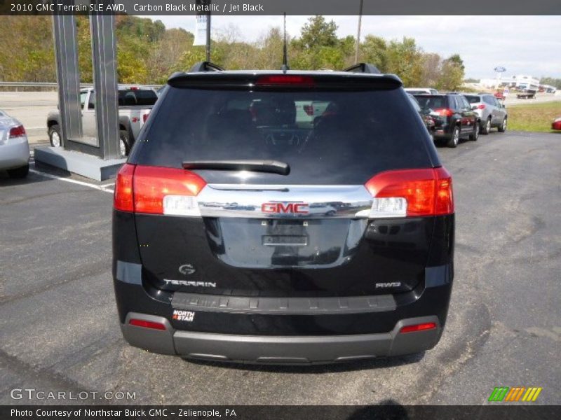 Carbon Black Metallic / Jet Black 2010 GMC Terrain SLE AWD