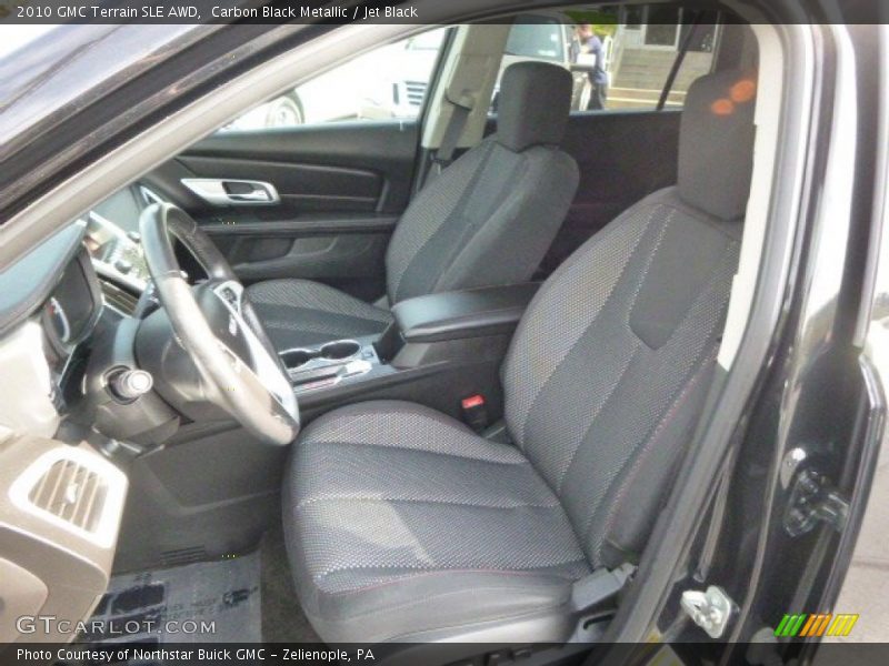 Carbon Black Metallic / Jet Black 2010 GMC Terrain SLE AWD