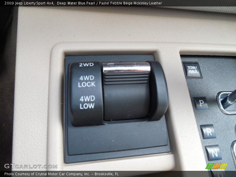 Deep Water Blue Pearl / Pastel Pebble Beige Mckinley Leather 2009 Jeep Liberty Sport 4x4