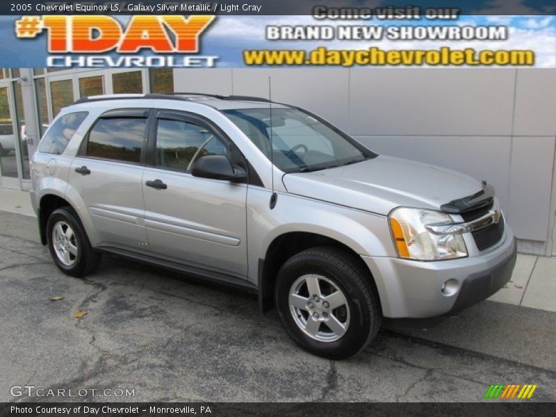 Galaxy Silver Metallic / Light Gray 2005 Chevrolet Equinox LS