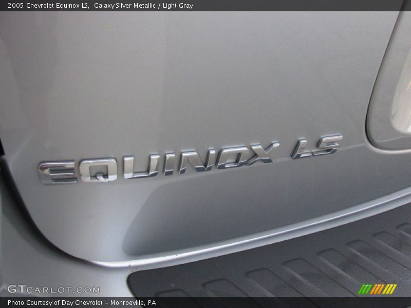 Galaxy Silver Metallic / Light Gray 2005 Chevrolet Equinox LS