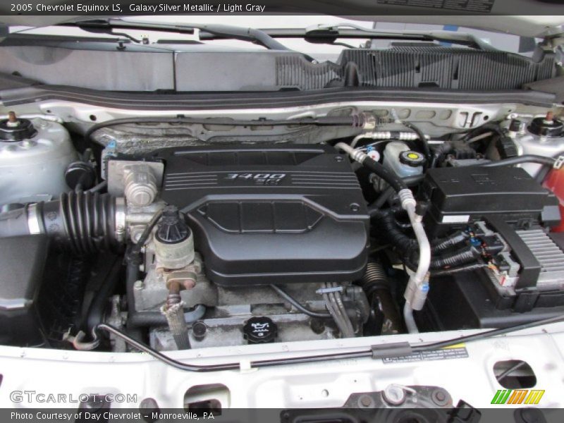 Galaxy Silver Metallic / Light Gray 2005 Chevrolet Equinox LS