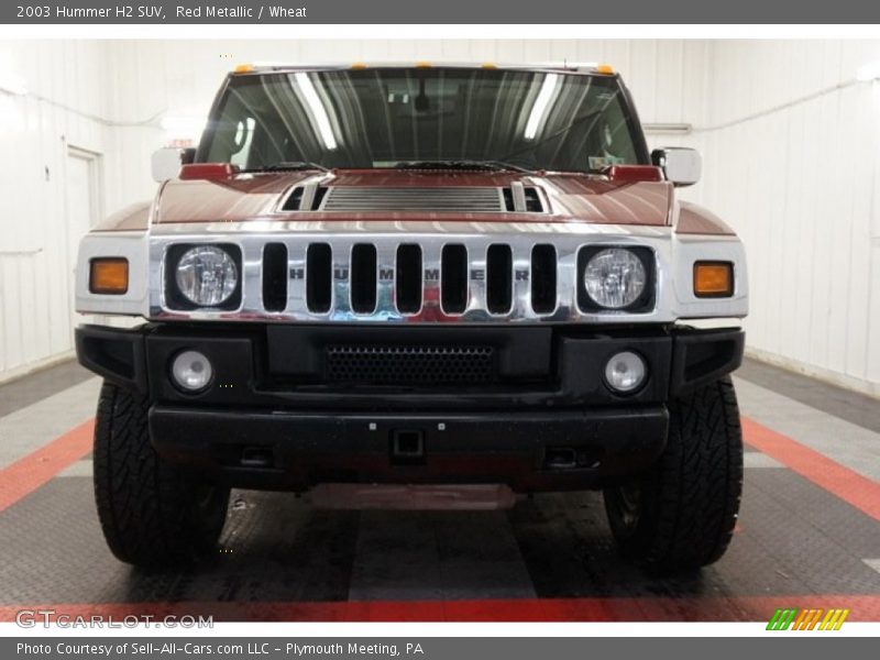 Red Metallic / Wheat 2003 Hummer H2 SUV