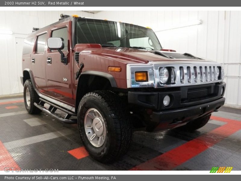 Red Metallic / Wheat 2003 Hummer H2 SUV