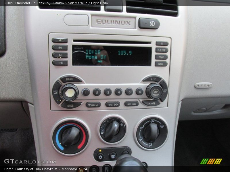 Galaxy Silver Metallic / Light Gray 2005 Chevrolet Equinox LS