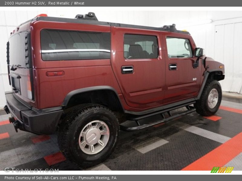 Red Metallic / Wheat 2003 Hummer H2 SUV