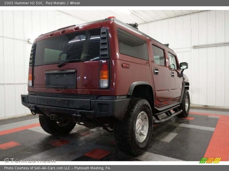 Red Metallic / Wheat 2003 Hummer H2 SUV