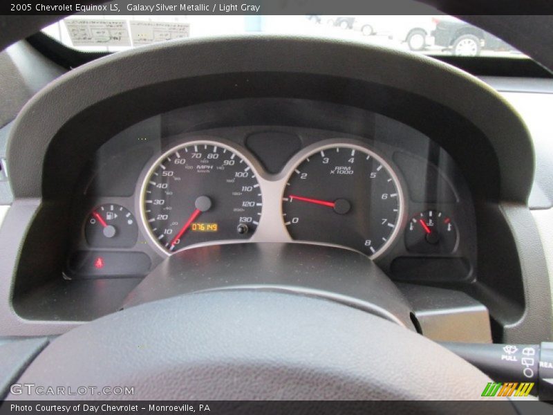 Galaxy Silver Metallic / Light Gray 2005 Chevrolet Equinox LS