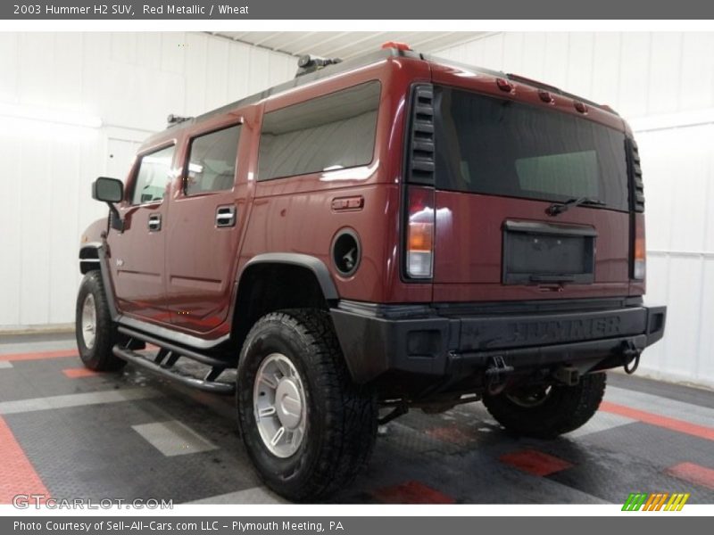 Red Metallic / Wheat 2003 Hummer H2 SUV