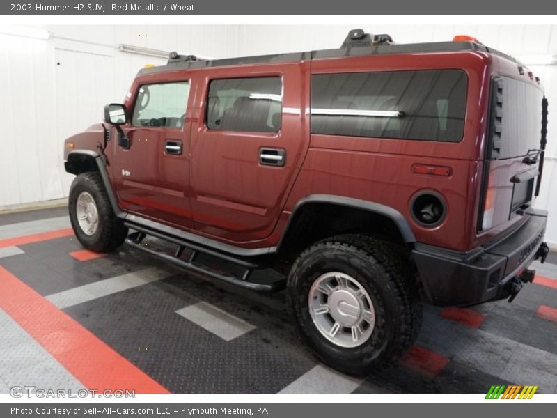 Red Metallic / Wheat 2003 Hummer H2 SUV