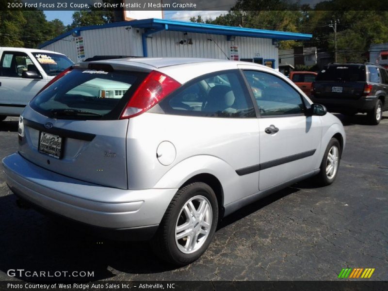 CD Silver Metallic / Medium Graphite 2000 Ford Focus ZX3 Coupe