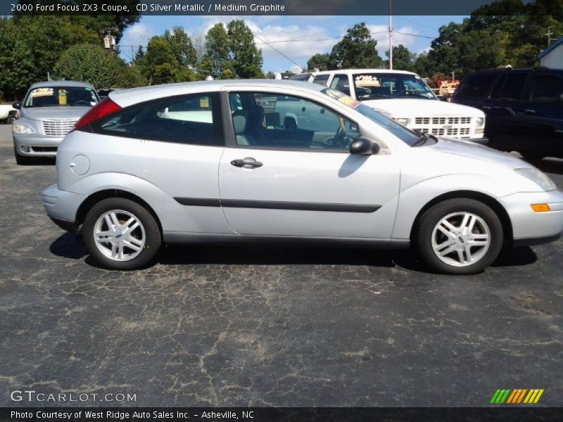CD Silver Metallic / Medium Graphite 2000 Ford Focus ZX3 Coupe