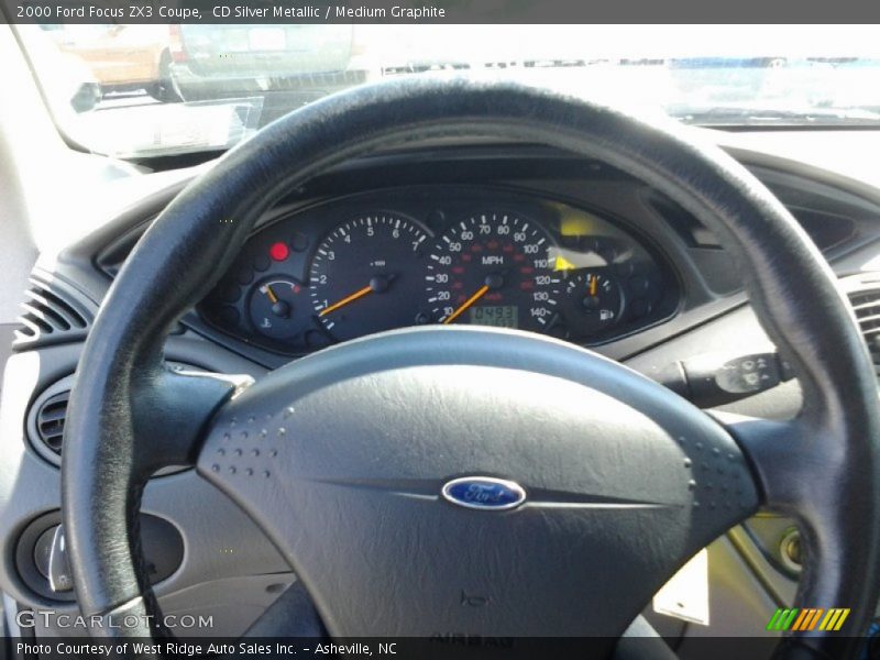 CD Silver Metallic / Medium Graphite 2000 Ford Focus ZX3 Coupe