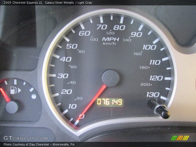 Galaxy Silver Metallic / Light Gray 2005 Chevrolet Equinox LS