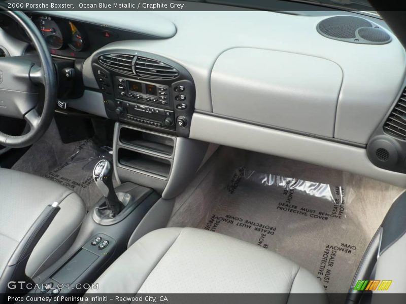 Ocean Blue Metallic / Graphite Grey 2000 Porsche Boxster