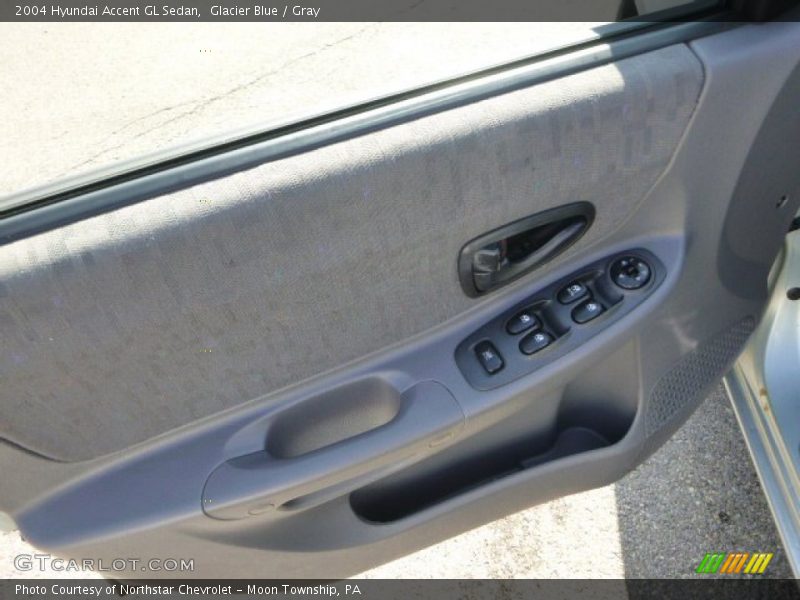 Glacier Blue / Gray 2004 Hyundai Accent GL Sedan