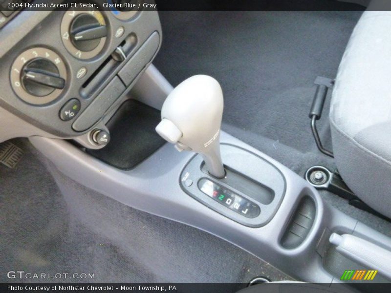 Glacier Blue / Gray 2004 Hyundai Accent GL Sedan