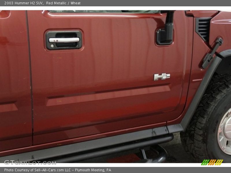 Red Metallic / Wheat 2003 Hummer H2 SUV