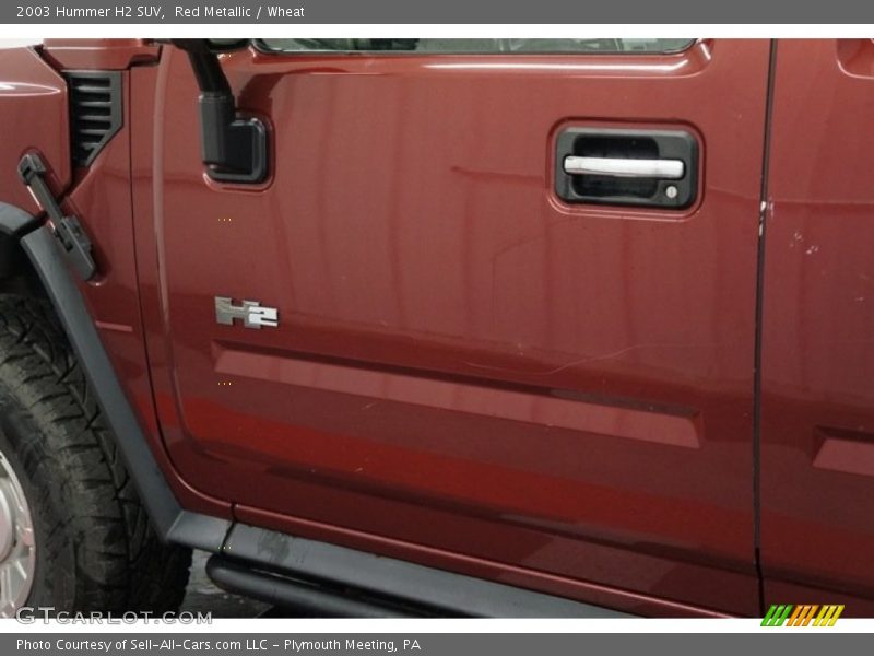 Red Metallic / Wheat 2003 Hummer H2 SUV