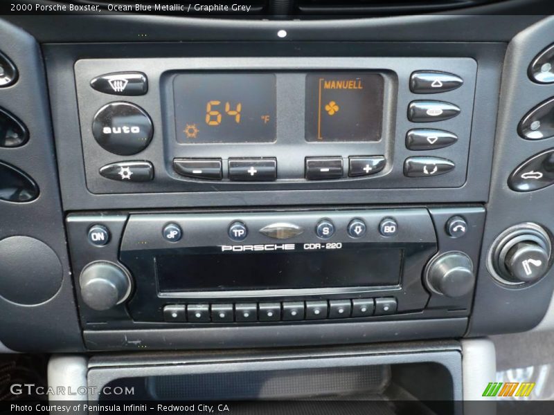 Ocean Blue Metallic / Graphite Grey 2000 Porsche Boxster