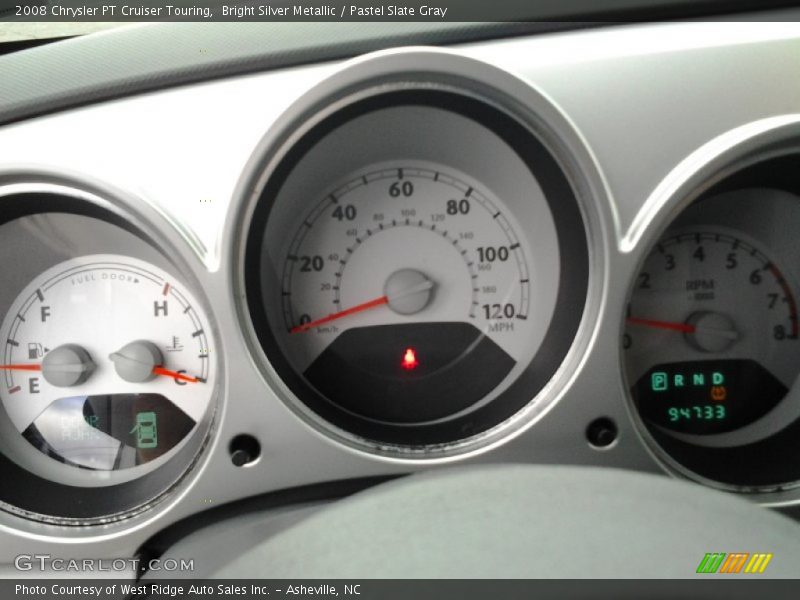 Bright Silver Metallic / Pastel Slate Gray 2008 Chrysler PT Cruiser Touring