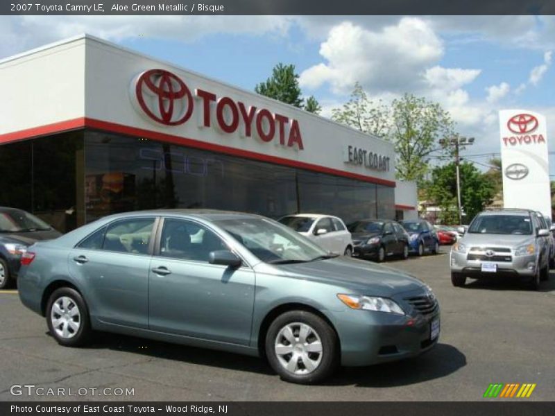 Aloe Green Metallic / Bisque 2007 Toyota Camry LE