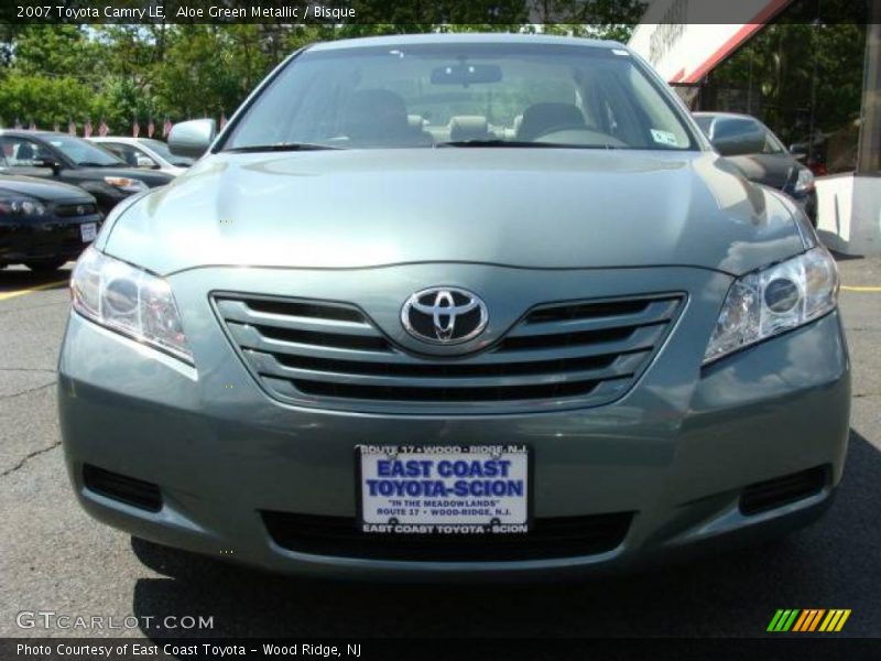 Aloe Green Metallic / Bisque 2007 Toyota Camry LE
