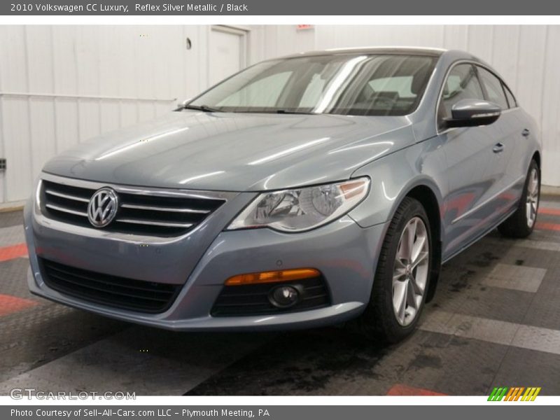 Reflex Silver Metallic / Black 2010 Volkswagen CC Luxury