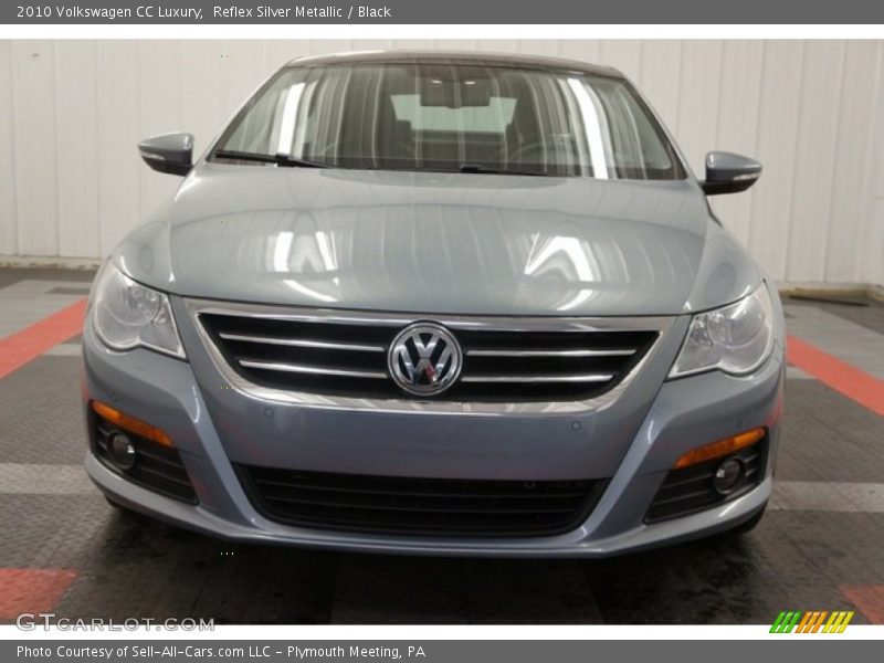 Reflex Silver Metallic / Black 2010 Volkswagen CC Luxury