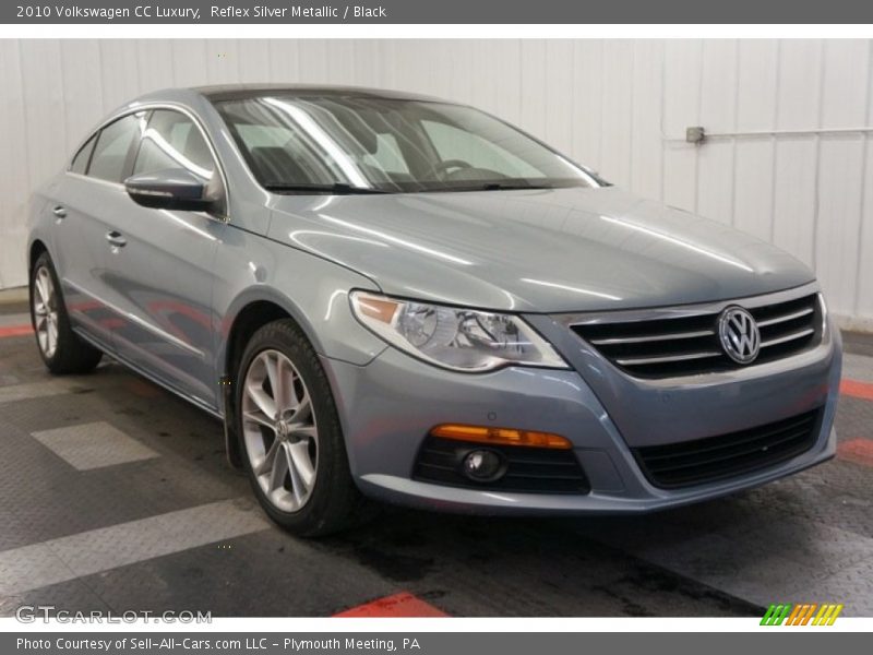 Reflex Silver Metallic / Black 2010 Volkswagen CC Luxury
