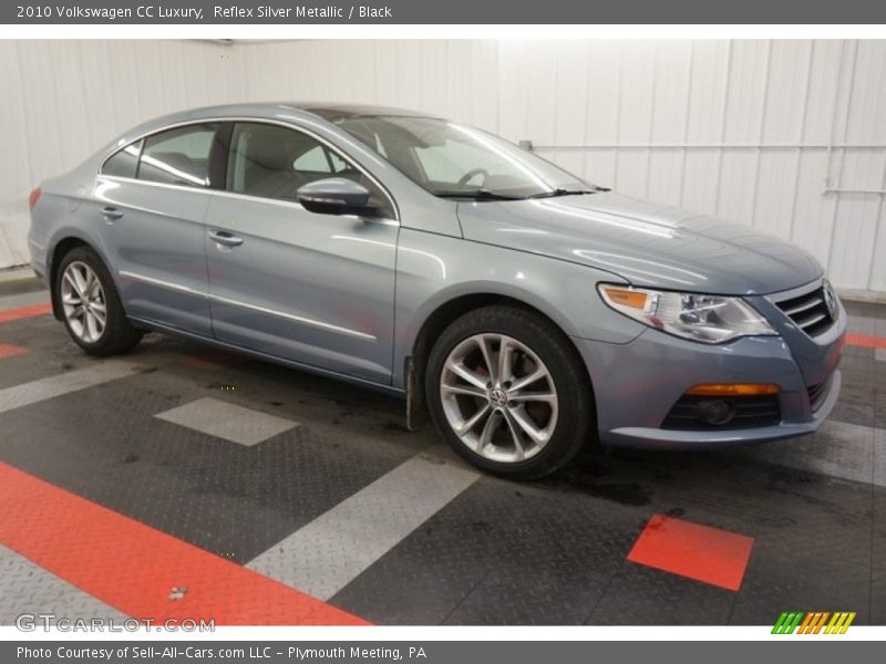 Reflex Silver Metallic / Black 2010 Volkswagen CC Luxury