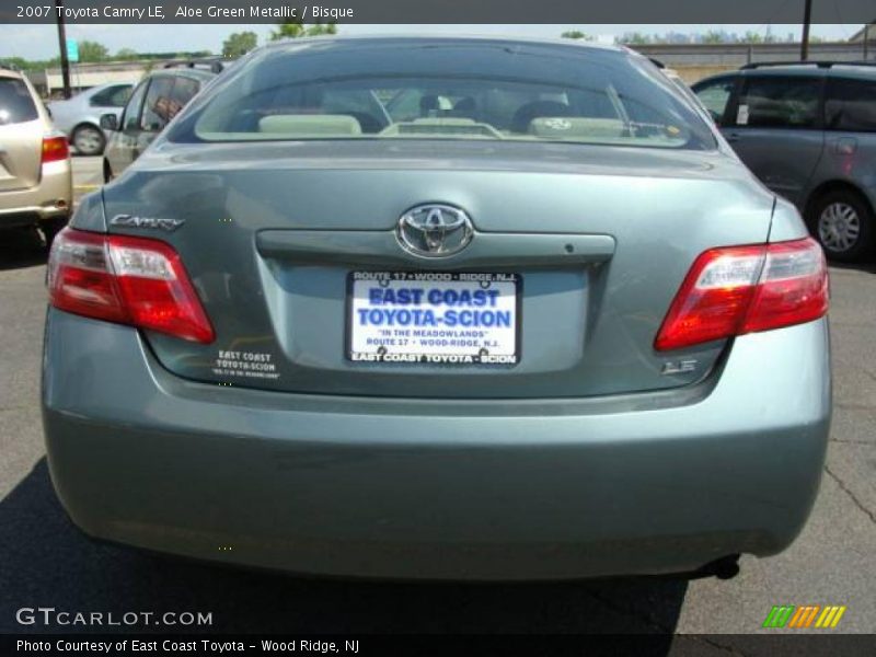 Aloe Green Metallic / Bisque 2007 Toyota Camry LE