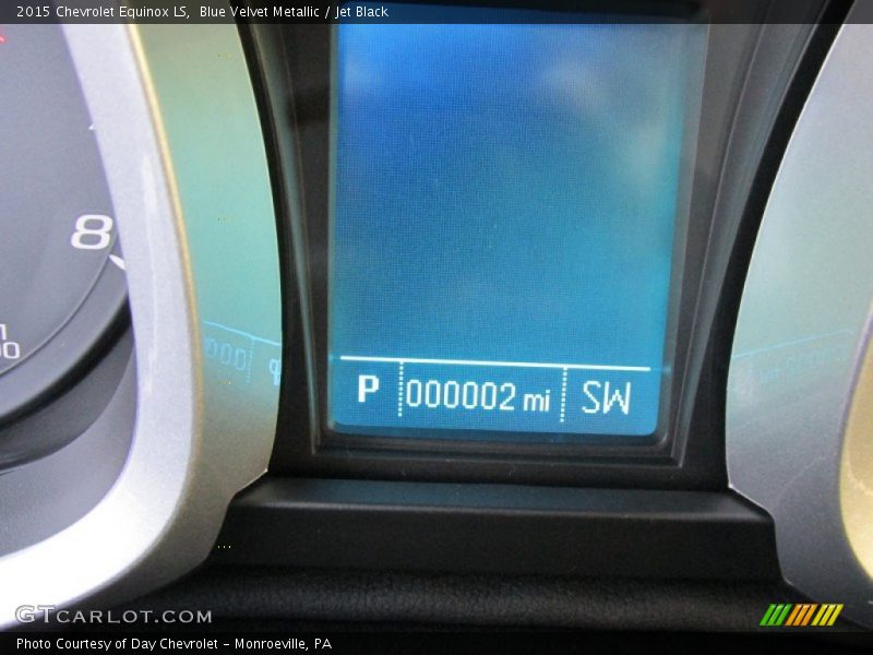 Blue Velvet Metallic / Jet Black 2015 Chevrolet Equinox LS