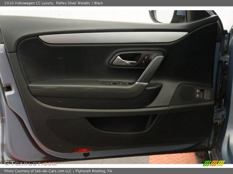 Reflex Silver Metallic / Black 2010 Volkswagen CC Luxury