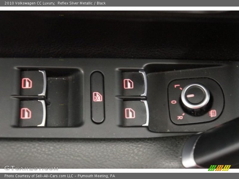 Reflex Silver Metallic / Black 2010 Volkswagen CC Luxury