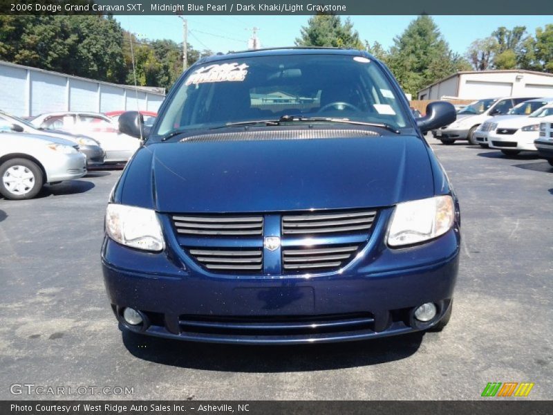Midnight Blue Pearl / Dark Khaki/Light Graystone 2006 Dodge Grand Caravan SXT