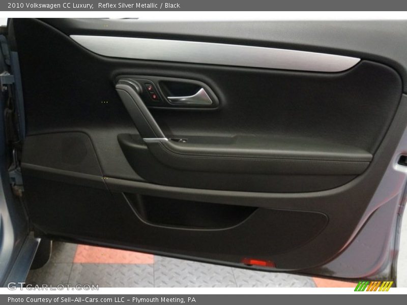 Reflex Silver Metallic / Black 2010 Volkswagen CC Luxury